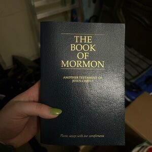 The Book of Mormon - Navy Hardcover with Gold Foil